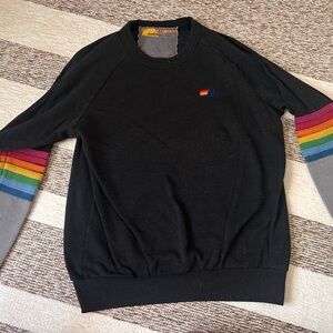 Aviator Nation Sweatshirt with classic Rainbow Arms